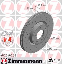 2x ZIMMERMANN Bremsscheibe SPORT Z 400.5566.52 für MERCEDES KLASSE W463 350 463 2x ZIMMERMANN Bremsscheibe SPORT Z 400.5566.52 für MERCEDES KLASSE W463 350 463