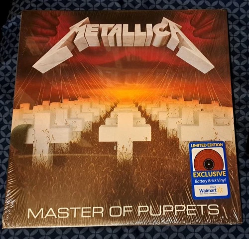 Metallica ~ Master of Puppets ~ Sealed Walmart ex battery brick Vinyl