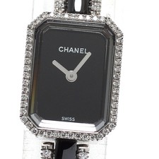 CHANEL Premiere H2147 K18WG bezel bracelet diamond Quartz Ladies Watch_921781