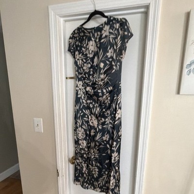 Petal + Pup Lisbeth Midi Dress Womens M Green Floral Wrap V-Neck Polyester | eBay Petal + Pup Lisbeth Midi Dress Womens M Green Floral Wrap V-Neck Polyester | eBay