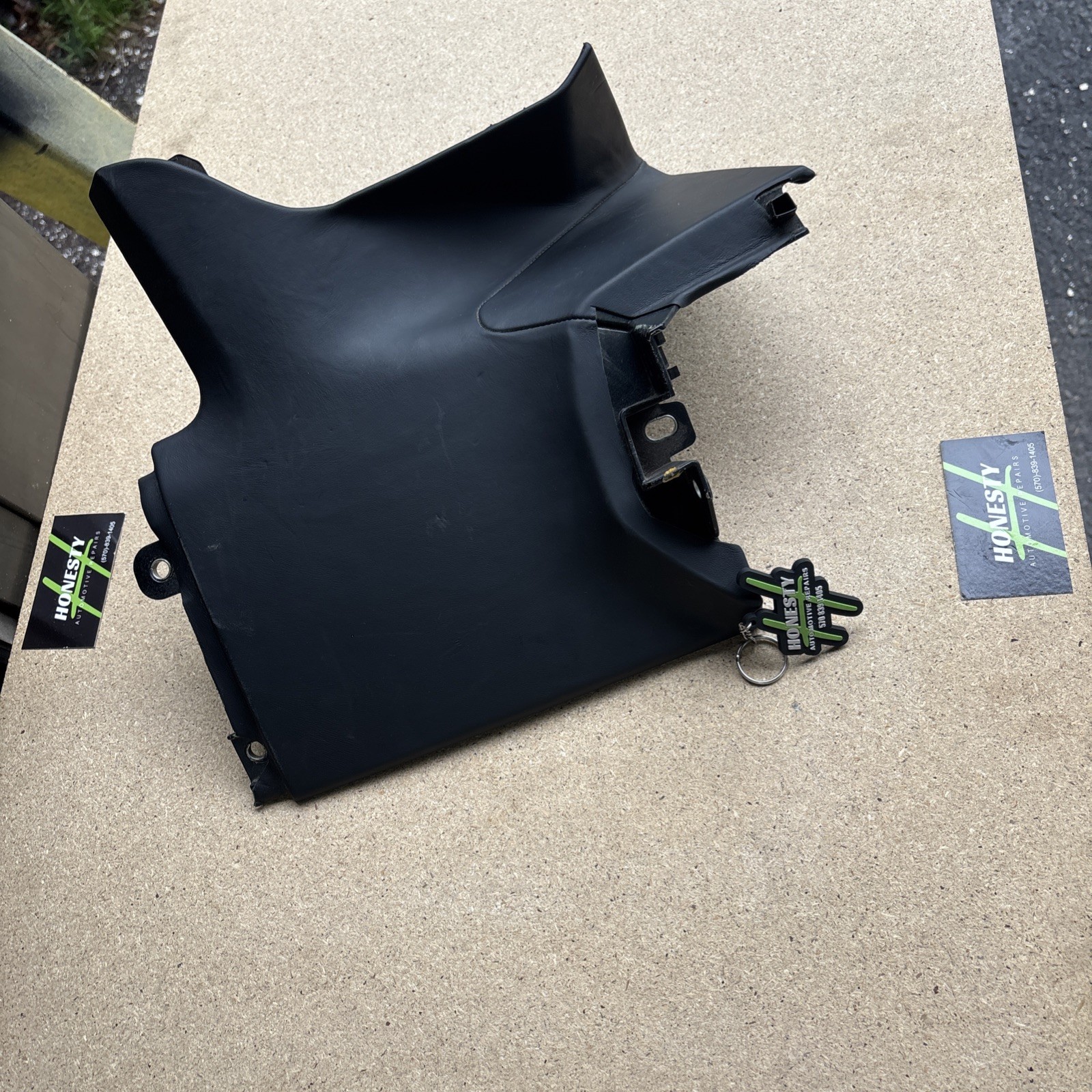Ferrari488 Rear Screen LH Lateral Trim-OEM Black Leather–ExcellentUsed Condition
