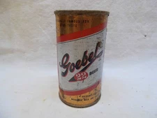 GOEBEL 22 FLAT TOP BEER CAN~GOEBEL BRG, DETROIT 7 MICHIGAN #13