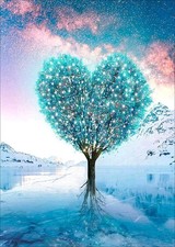 VONBOR Diamond Art Painting Kits for Adults Love Tree,Landscape Diamond Art F...