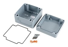 1pc HAMMOND '1590Z090GY Metal Enclosure, Multipurpose, Diecast Aluminum, 90