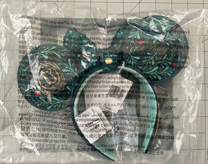 DISNEYLAND Club33 Exclusive LimitedEdition MinnieMouse Ears Emerald Anniversary DISNEYLAND Club33 Exclusive LimitedEdition MinnieMouse Ears  main image 4