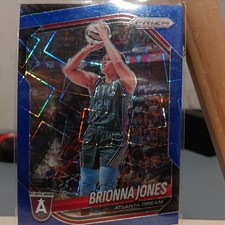 Panini 2025 Prizm WNBA Brionna Jones Atlanta Dream Blue Cracked Ice #107