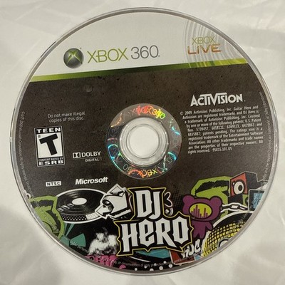 Xbox 360 DJ HERO  DISC ONLY NO USPS TRACKING Free Shipping