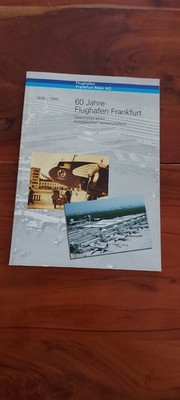 Frankfurt Flughafen Bildband ''60 Jahre FRA'' aus dem Jahr 1996 VINTAGE Rarität