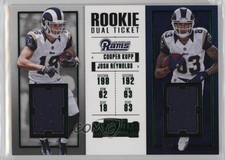 2017 Panini Contenders Rookie Ticket Dual Swatches Cooper Kupp Josh Reynolds rp9