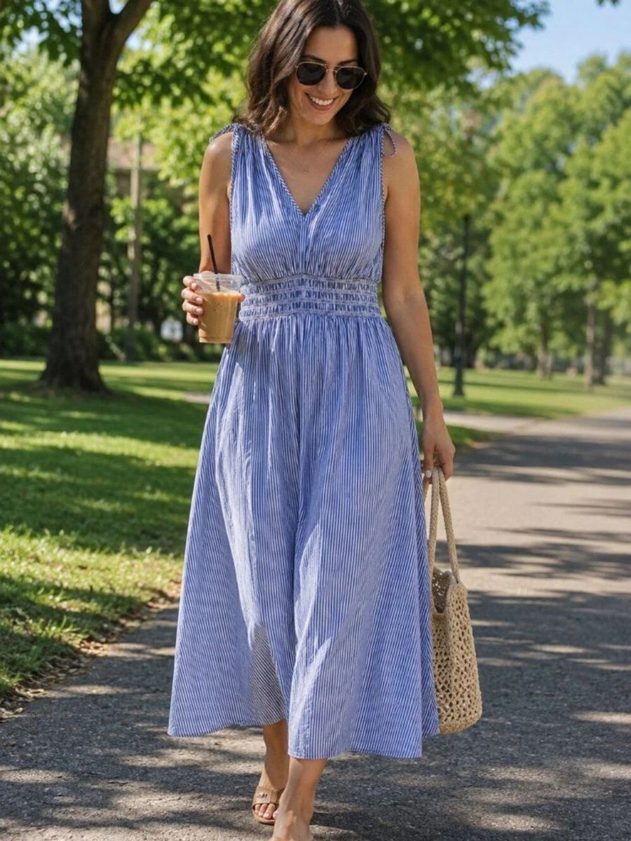 old navy cotton summer dresses Long for Women for sale Dress clothes Size:Medium (14) flower girl gown What Should a 60-Year-Old