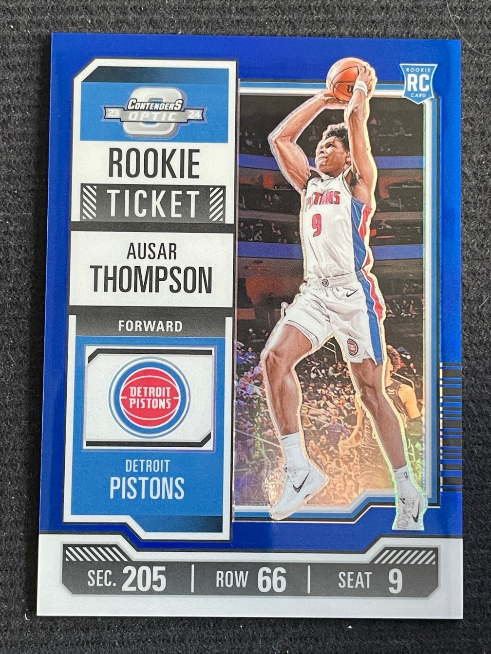 Ausar Thompson 2023-24 Panini Contenders Optic Rookie Blue /99 #8
