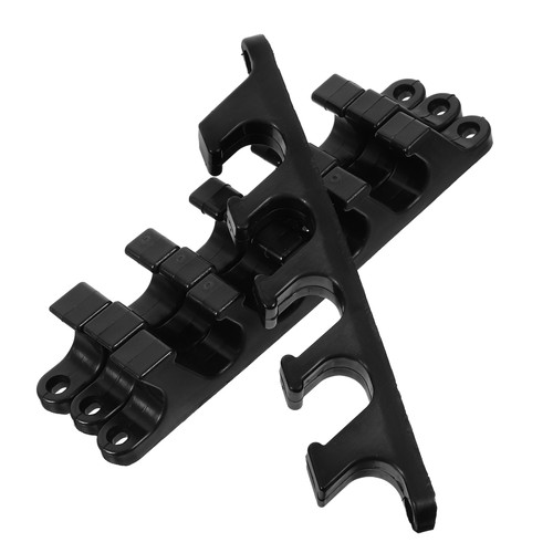 4 Pcs Outdoor Deck Chair Plastic Lounge Adjuster Computer Adjustment Bracket - Foto 6 di 12