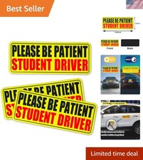 3pcs Student Driver Magnet for Car, Please Be Patient Student Driver, New Driver
