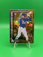 2025 Topps Gilded Collection Hyeseong Kim Chrome Gold RC Rookie /99 Dodgers B