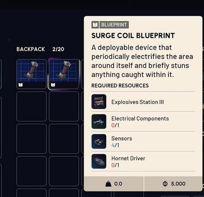 Arc Raiders Surge Coil Blueprint   ( PS5 / Xbox / PC )  #1 USA SELLER 