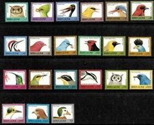 Sierra Leone 1992 - Birds - Set of 21 Definitive Stamps - Scott #1528-46 - MNH