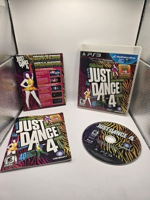 Just Dance 4 (Sony PlayStation 3, 2012) Complete and Tested