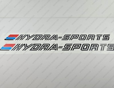 HYDRA SPORTS BOAT LOGO DECALS STICKERS 36'' x 2.6'' 2pcs.