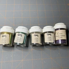 LOT Cameo Glitter Variety Of Colors Crafting Ultra Fine Glitter