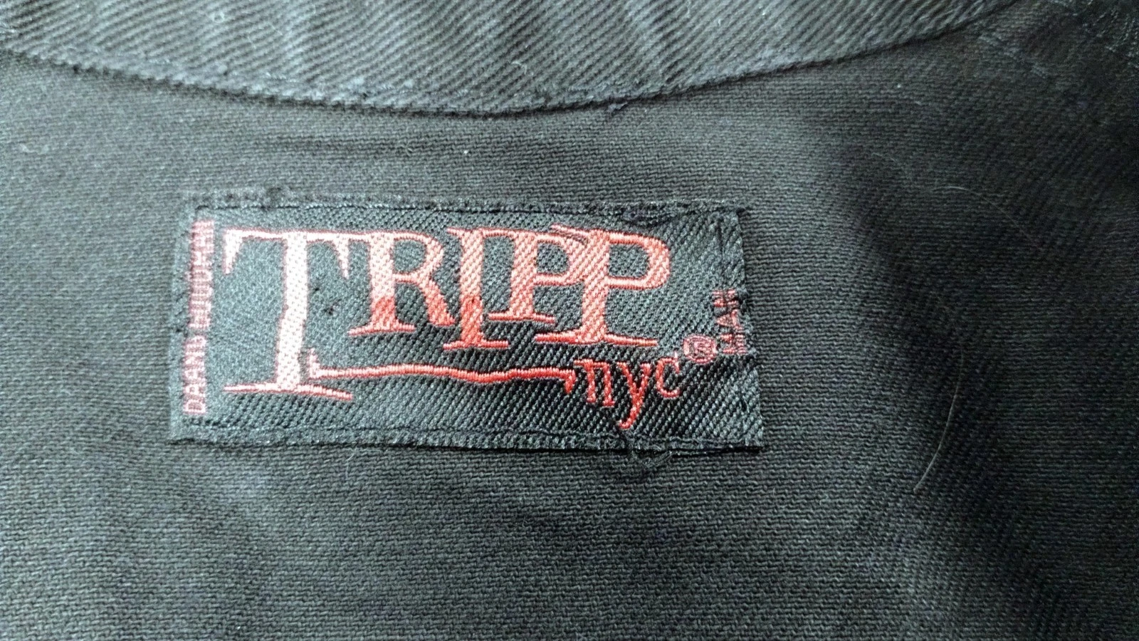 TRIPP NYC Vintage Full Zip Jacket Hot Topic Goth Punk  Rock Mens S |  Womens M image 6