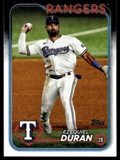 Ezequiel Duran 2024 Topps #555 Texas Rangers 26932 Baseball Card