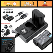 2-Pack EN-EL15C Batteries  Smart LED Dual Charger for Nikon Z Series Cameras