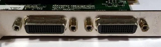 PCI Graphics Adapter Matrox MGI G45X4QUAD-B 128MB vintage retro - Image 2 of 3