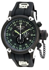 Invicta Russian Diver White Black Men's 52mm Swiss Chronograph Watch 10182