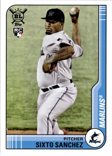 2021 Topps Big League Sixto Sanchez #142 card