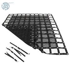 6.75' x 8' Cargo Net Truck Bed Rugged with Cam Buckles S-Hooks