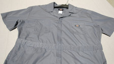 Lot of 2 Dickies Men's Short Sleeve Coveralls Gray Workwear Jumpsuit 33999GY 2XL