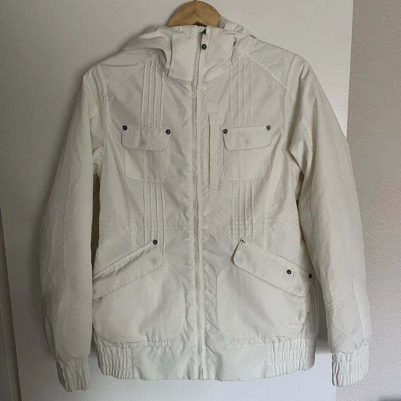 burton snowboard dryride hooded cargo ski jacket
