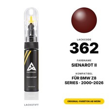Lackstift F�r BMW Z8 Series 362 Sienarot II Set Farbton Genau Lackstift