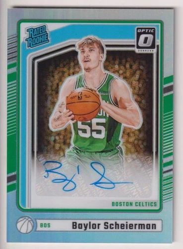 BAYLOR SCHEIERMAN 2024-25 DONRUSS OPTIC BASKETBALL AUTOGRAPH AUTO CARD #310