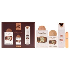 Pride-Vintage Radio by Lattafa for Unisex-3 Pc Gift Set