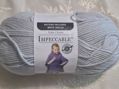 Loops and Threads Yarn Impeccable Color Classic Gray 01757 285 yds weight 4
