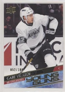 2020-21 Upper Deck Young Guns UD Exclusives /100 Gabe Vilardi #215 Rookie RC