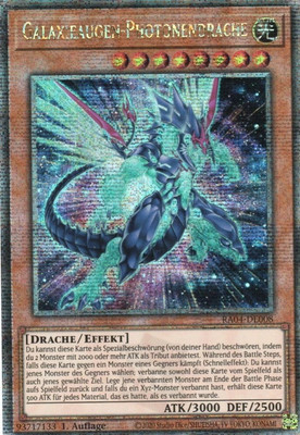 yugioh Galaxieaugen-Photonendrache RA04-DE008 Quarter Century Secret Rare