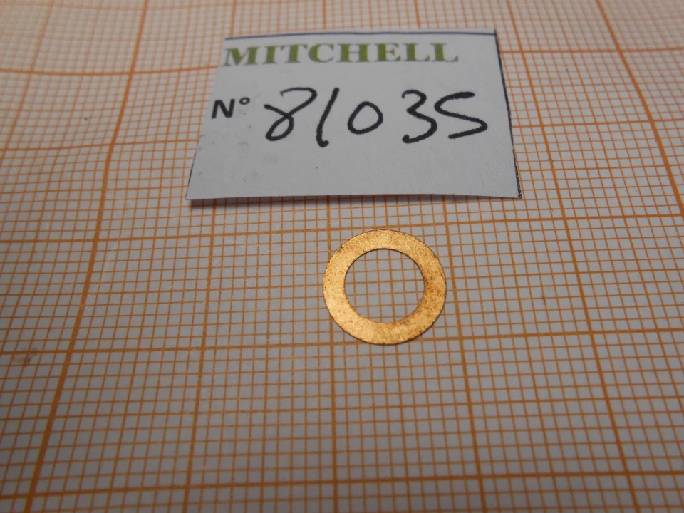 RONDELLE USURE 0,10 MOULINET MITCHELL 300 & autres SHIMS PINION GEAR PART 81035 - Photo 1/1