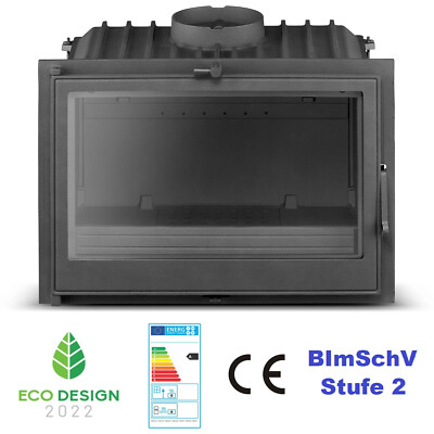 Kamineinsatz FERGUSS FGS LUX 18 11,9 kW Gusseisen Eco 2022 Blmschv2 Bereit 2025!