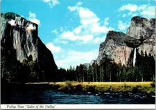 Valley View Gates of the Valley Yosemite Panoramic California c1970 Postcard