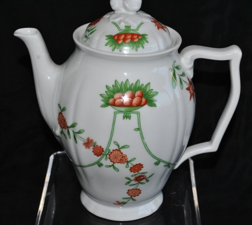 LIMOGES FRANCE CERALENE RAYNAUD INDIAN SUMMER PORCELAIN COFFEE POT #45 - Picture 5 of 11