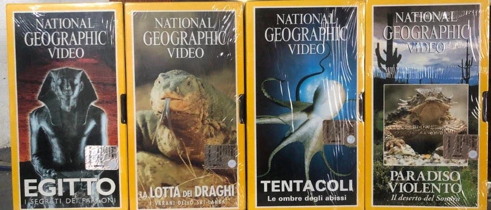 VHS NATIONAL GEOGRAPHIC - COLLEZIONE - 35 VHS NUOVE! - Immagine 4 di 4