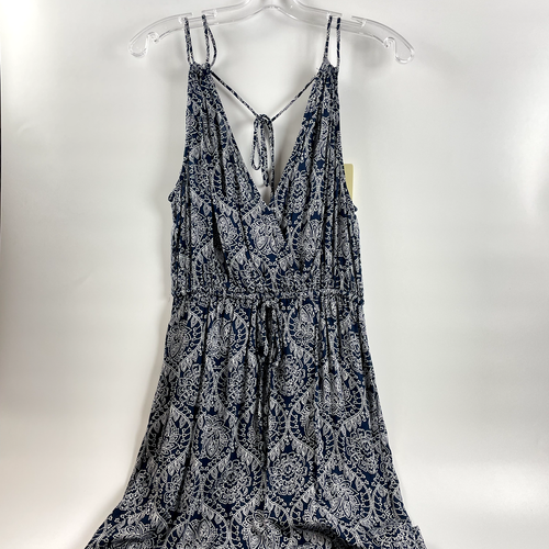 Elan Cover Up Maxikleid in Navy Natur Bandana Print S - Bild 4 von 8