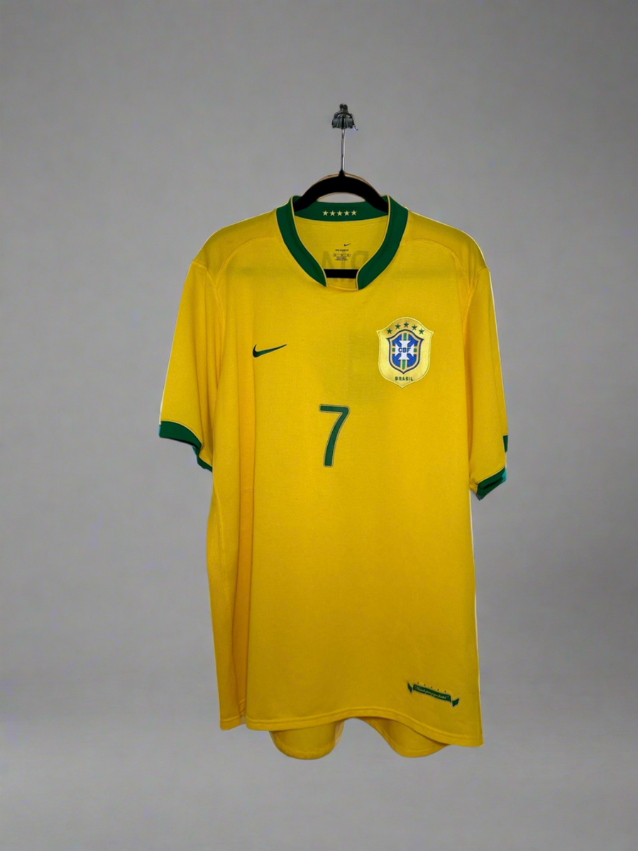 Brazil Adriano #7 - Nike - 2006/2007 - HOME Kit | eBay