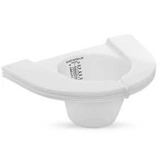 Caremax Supply Specimen Collection Pan – Pack of 5 – Frosted Urine Measuring Con