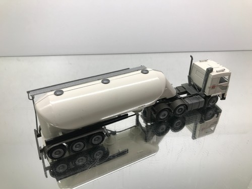 CONRAD 4314 VOLVO F12 TRUCK+BULK TANK TRAILER -WHITE 1:50- GOOD - V97 - Picture 6 of 8