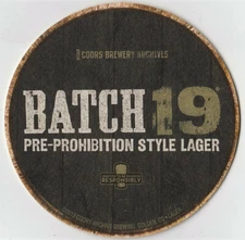 Batch 19 Lost Forgotten Rediscovered Beer Coaster