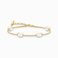 Thomas Sabo Armband SüßWasserzuchtperlen Sterlingsilber A2189-430-14 LäNge 19 Cm