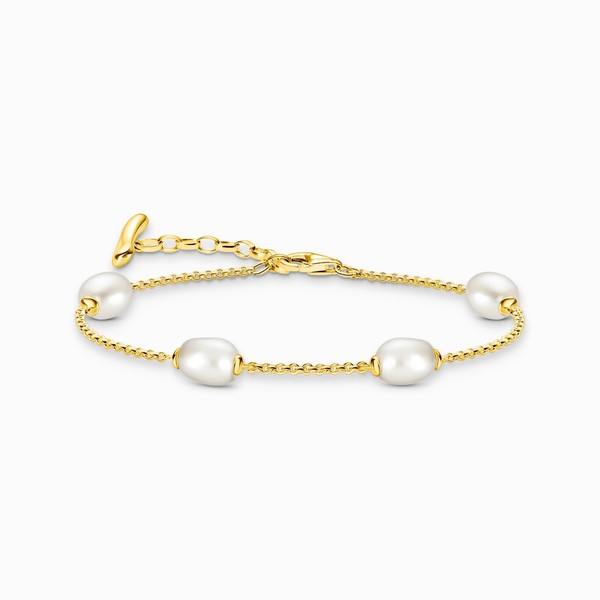 Thomas Sabo Armband SüßWasserzuchtperlen Sterlingsilber A2189-430-14 LäNge 19 Cm-image